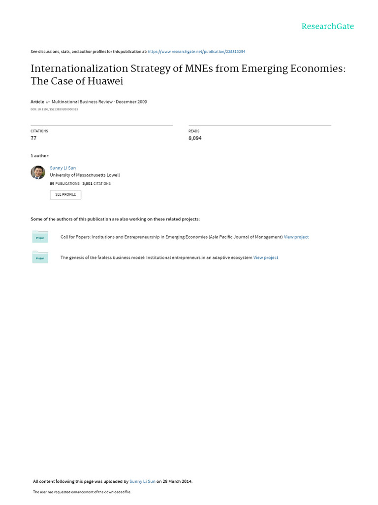 Huawei Pdf Internationalization Business