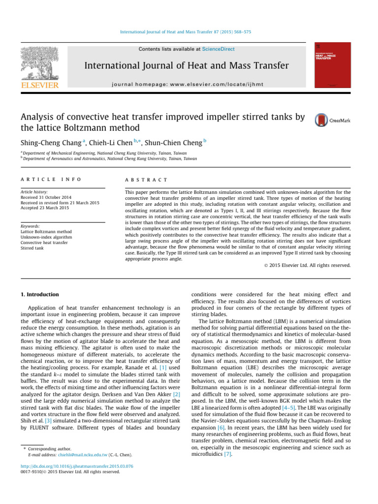 Analysis of Convective Heat Transfer Imp | PDF | Heat Transfer | Heat