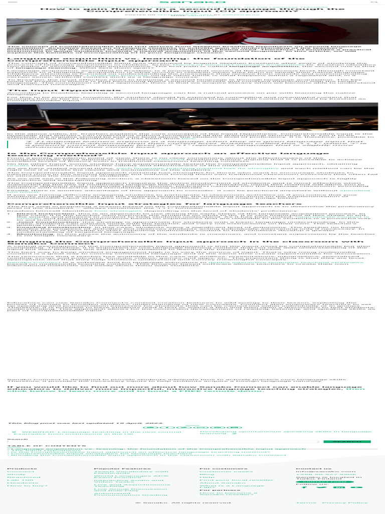 How To Gain Fluency In A Second Language Through The Comprehensible