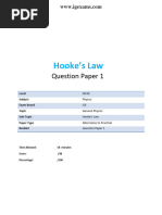 Hooke's Law Practice Questions | PDF | Teaching Methods & Materials