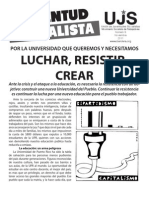 Luchar, resistir, crear, Boletín #8, Noviembre 2011