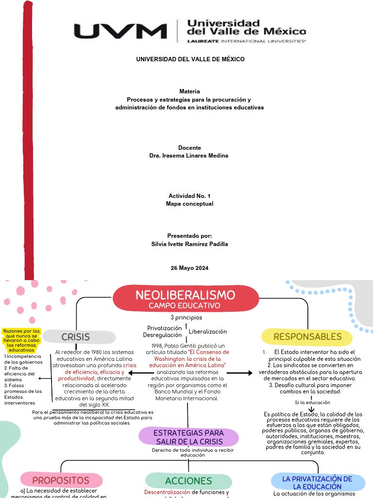 Neoliberalismo y Crisis Educativa en AL | PDF | Neoliberalismo | México