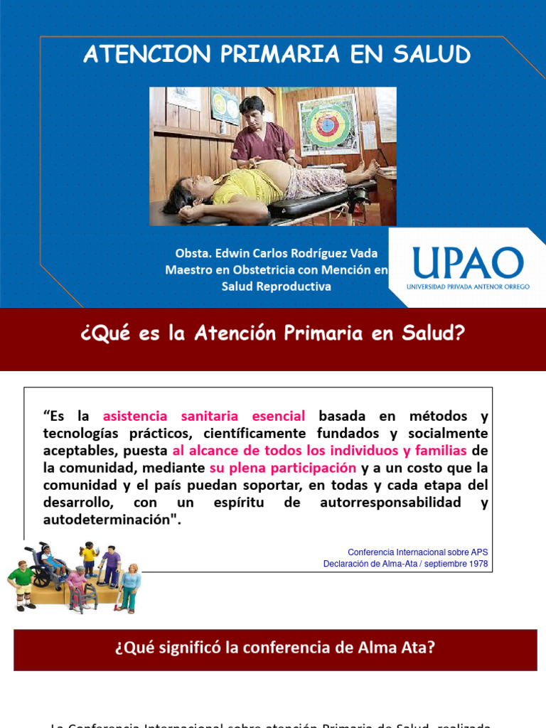 Atención Primaria en Salud: Conceptos Clave | PDF | Cuidado de la salud ...
