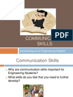 Communication Skills: Succeeding As An Engineering Student