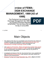 Overview of FEMA: Foreign Exchange MANAGEMENT, 1999 (42 of 1999)