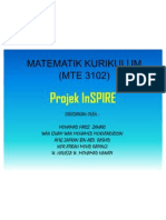 MTE 3102 (KURIKULUM PENDIDIKAN MATEMATIK) -Projek Inspire