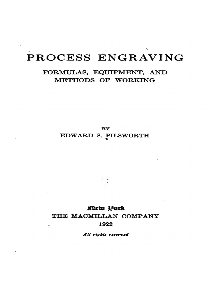 266BB Process Engraving | PDF
