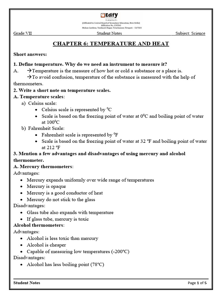 Temperature And Heat Pdf Heat Transfer Heat