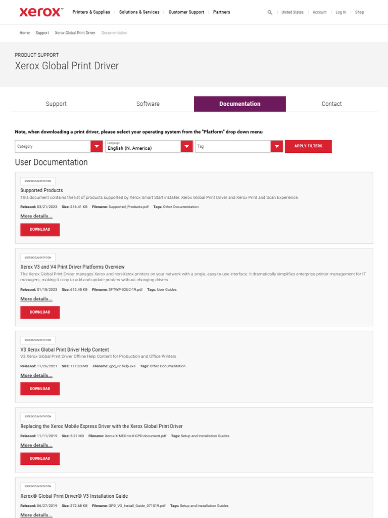 Documentation - Xerox Global Print Driver - Windows 11 - Xerox | PDF ...