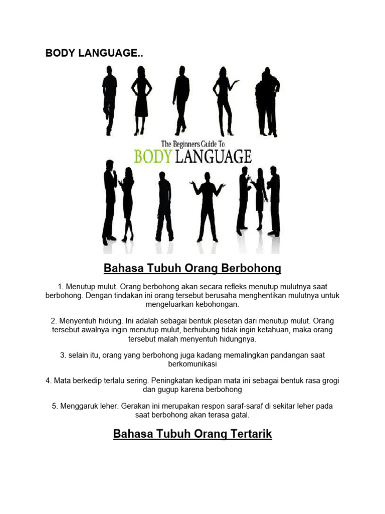 Bahasa Tubuh dan Emosi | PDF