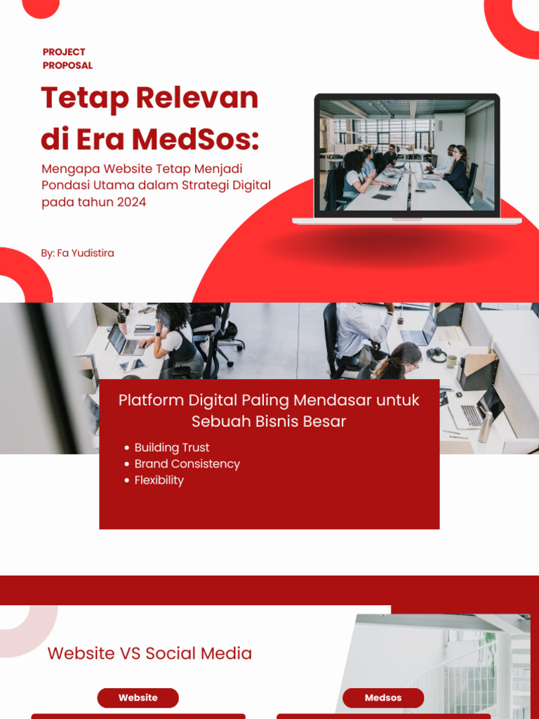Contoh presentasi penawaran web developer | PDF