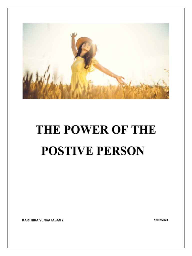Positive Leadership & Influence | PDF | Optimism | Psychological Resilience
