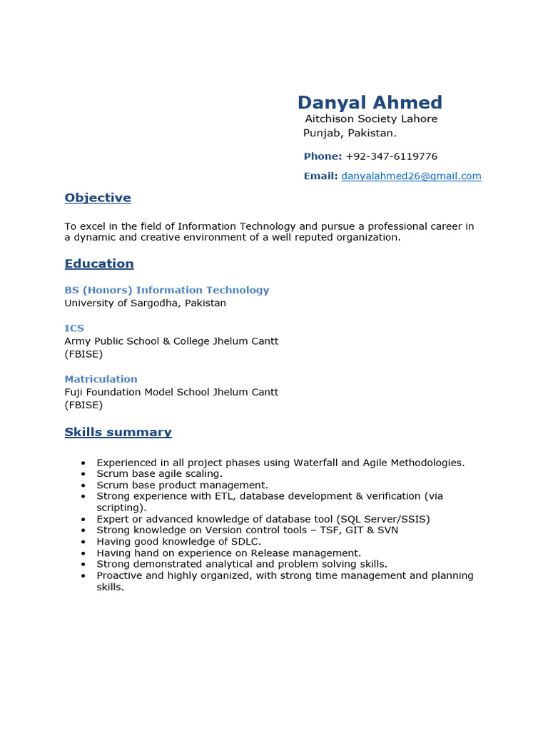Resume - SQL DEVELOPER | PDF | Microsoft Sql Server | Databases