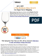 !!! Cyber Monday Best Deals Spiegelau Vino Vino Bordeaux Glass, Set of 4