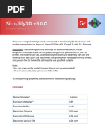Bambu Studio 1.9.1 Printer Settings Guide | PDF | 3 D Printing
