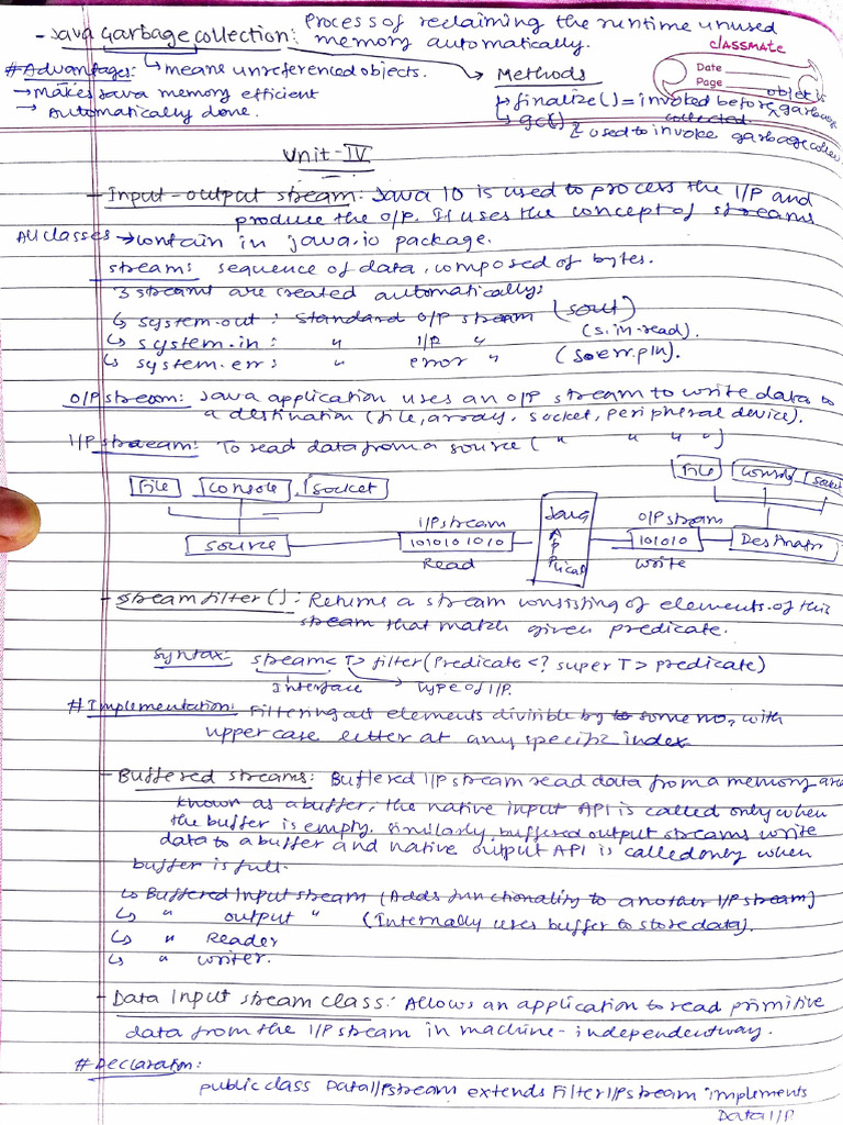 Java 4 Short Notes | PDF