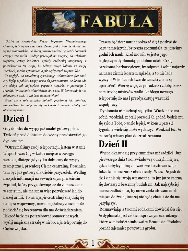 Fabuła - Kopia | PDF