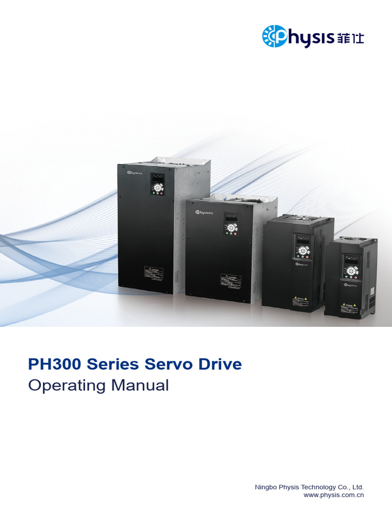 PH300 Servo Drive Operating Manual | PDF | Electrical Wiring | Pump