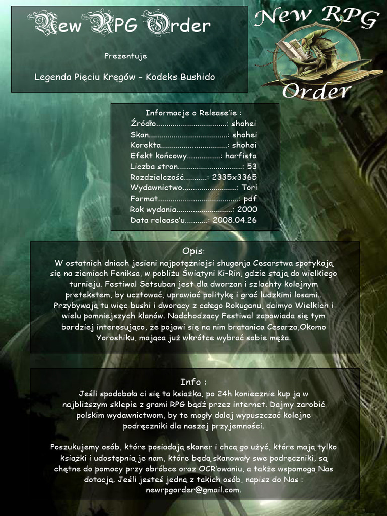 L5K - Kodeks Bushido PL eBook-NRO | PDF