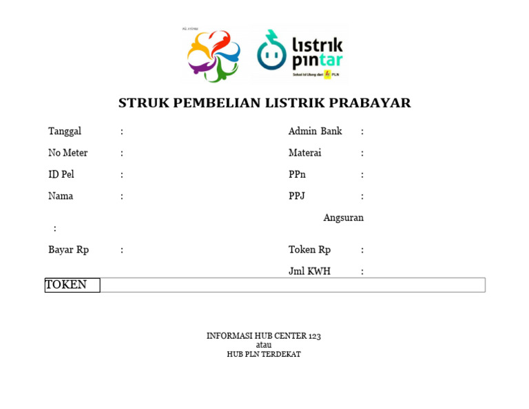 Struk Pembelian Listrik Prabayar1 | PDF