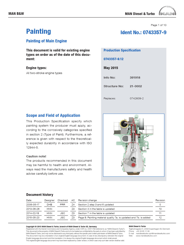 Painting: Ident No.: 0743357-9 | PDF | Paint | Corrosion