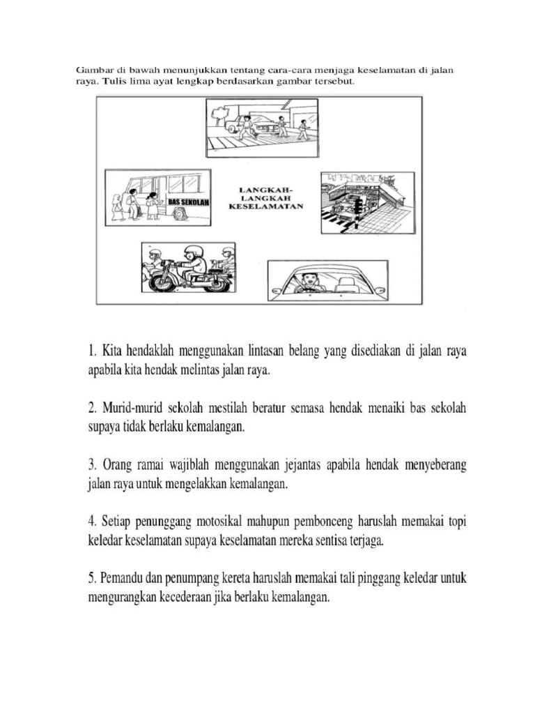 Langkah-Langkah Keselamatan Jalan Raya | PDF