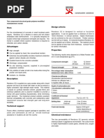 Renderoc RG Technical Data Sheet | PDF | Concrete | Building Engineering
