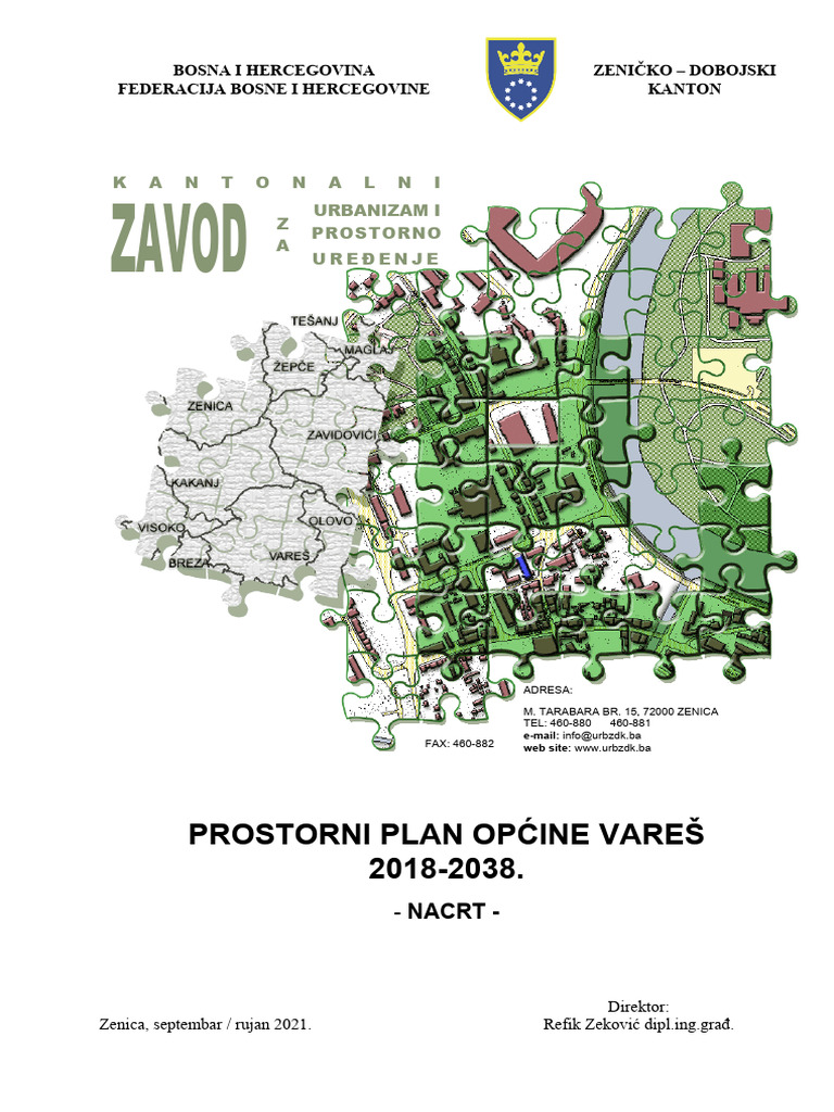 Prostorni Plan Općine Vareš 2018-38 | PDF