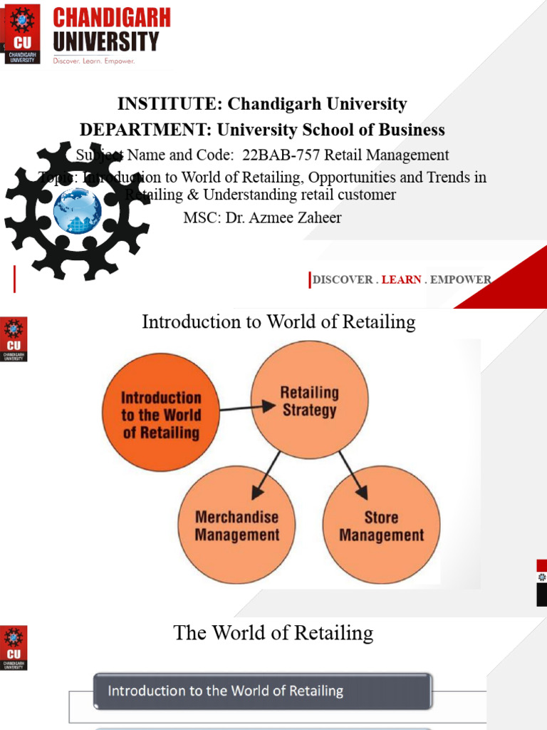 Introduction to Retailing Overview | PDF | Retail | Marketing