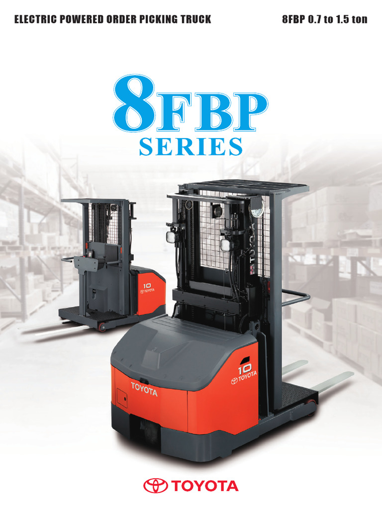 Toyota 8FBP Catalog | PDF | Elevator | Vehicles