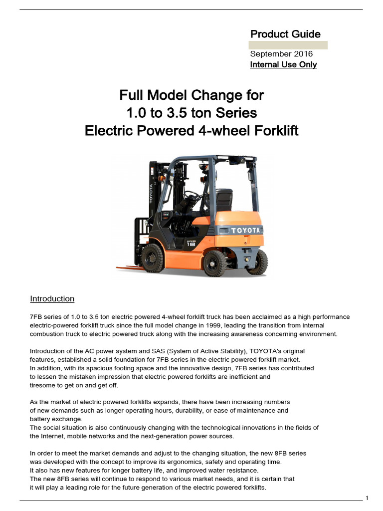 Toyota 8FB10-J35 - PG | PDF | Seat Belt | Battery Charger