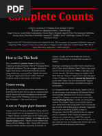 VTM Blood Potency and Generation Chart | PDF
