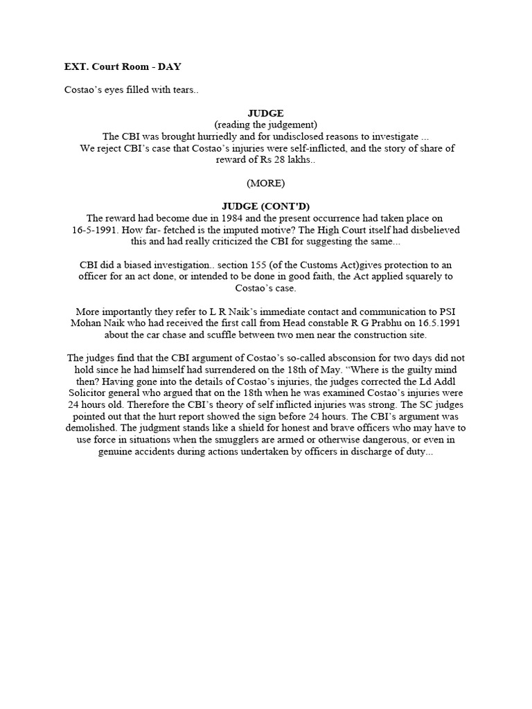 Judge Script | PDF