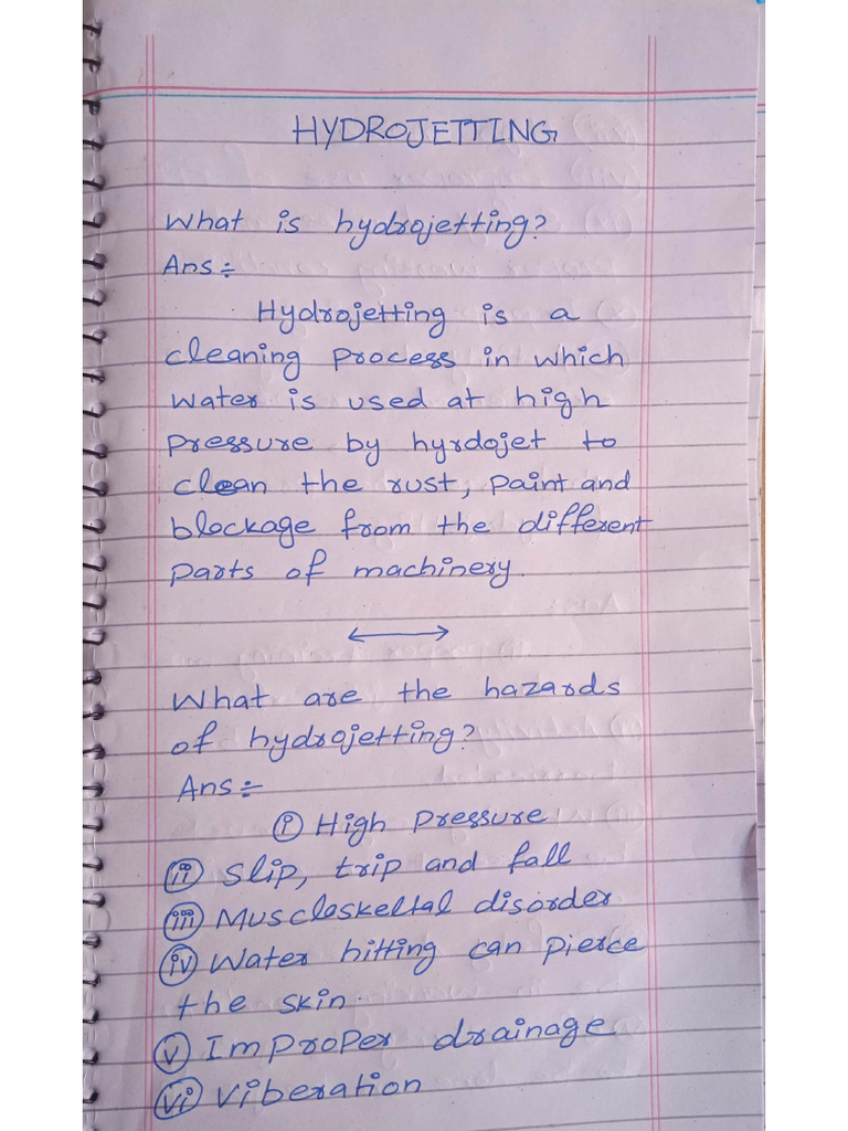 Hydrojetting Safety | PDF