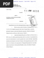 NARA Complaint