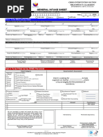 General Intake Sheet DSWD Form | PDF | Psychosocial