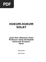Ahkamus Solat Pdf