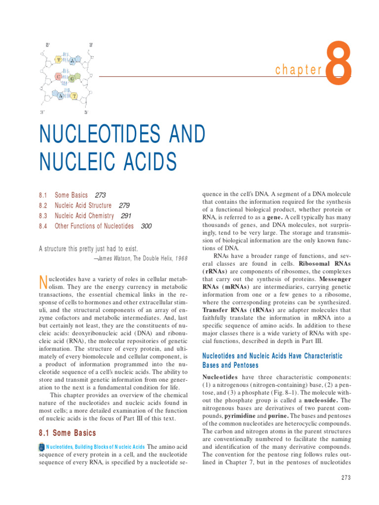 Nucleic Acids Pdf Nucleotides Nucleic Acids