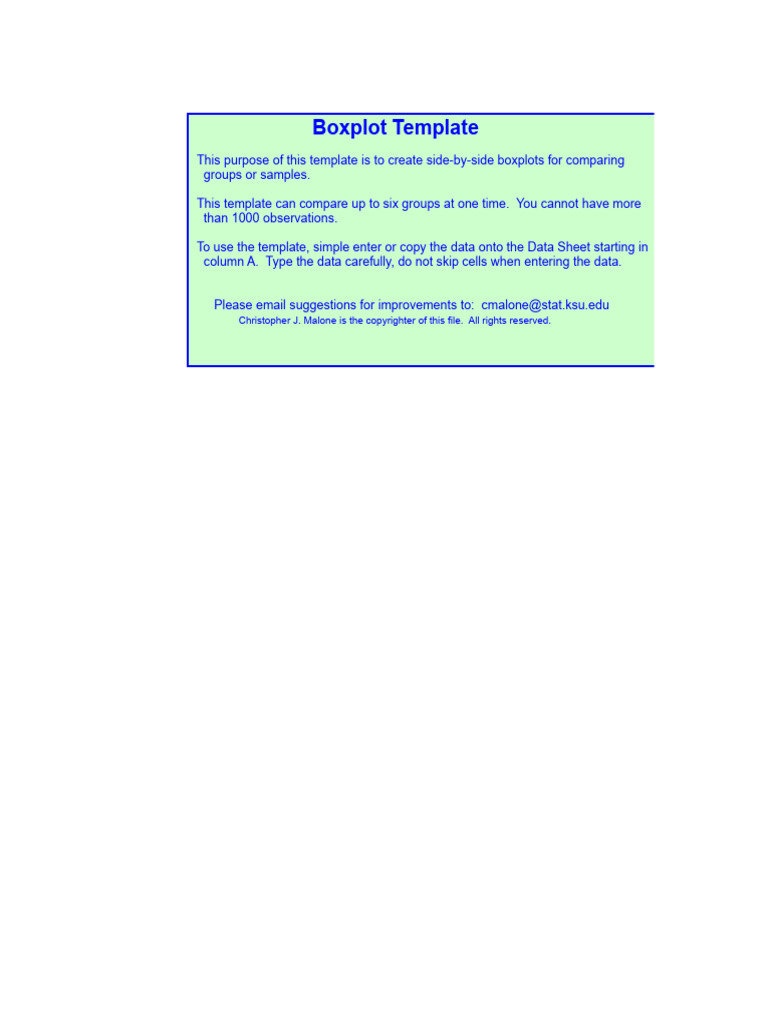 Boxplot Pdf Statistics Statistical Analysis