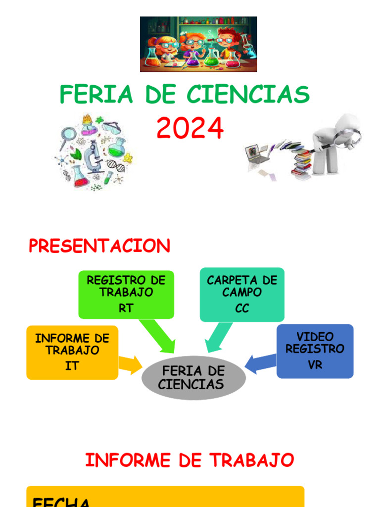 Informe Feria de Ciencias 2024 | PDF | Teoría