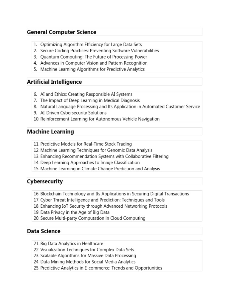 11-General Computer Science | PDF | Internet Of Things | Artificial ...