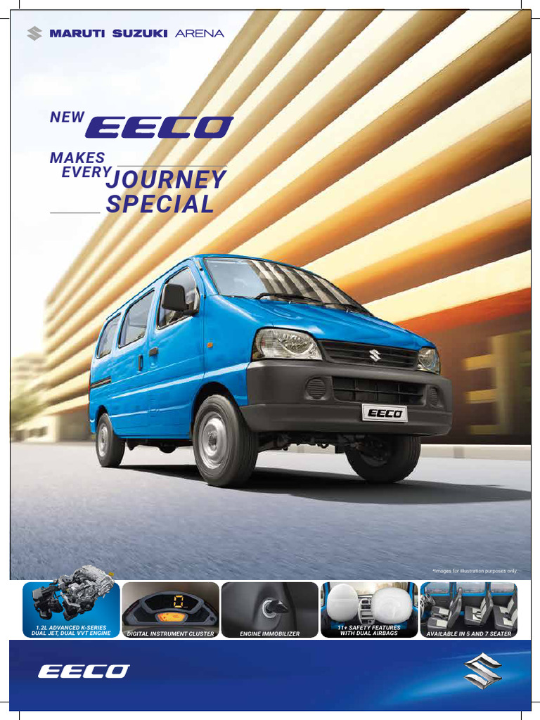 EecoPassengerBRANDLeaflet PDF Seat Belt Gasoline