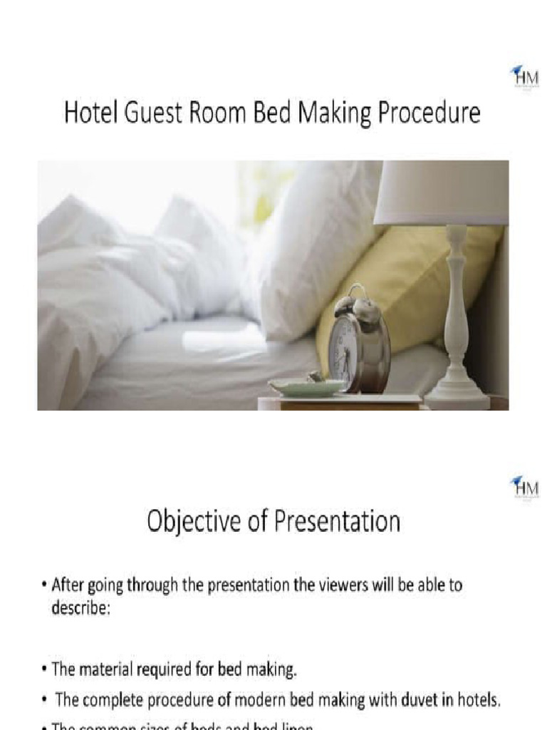 Bed Making | PDF