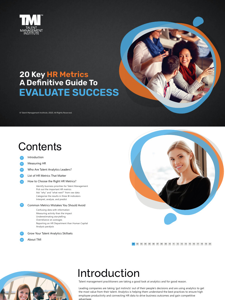 20 Key HR Metrics | PDF | Turnover (Employment) | Analytics