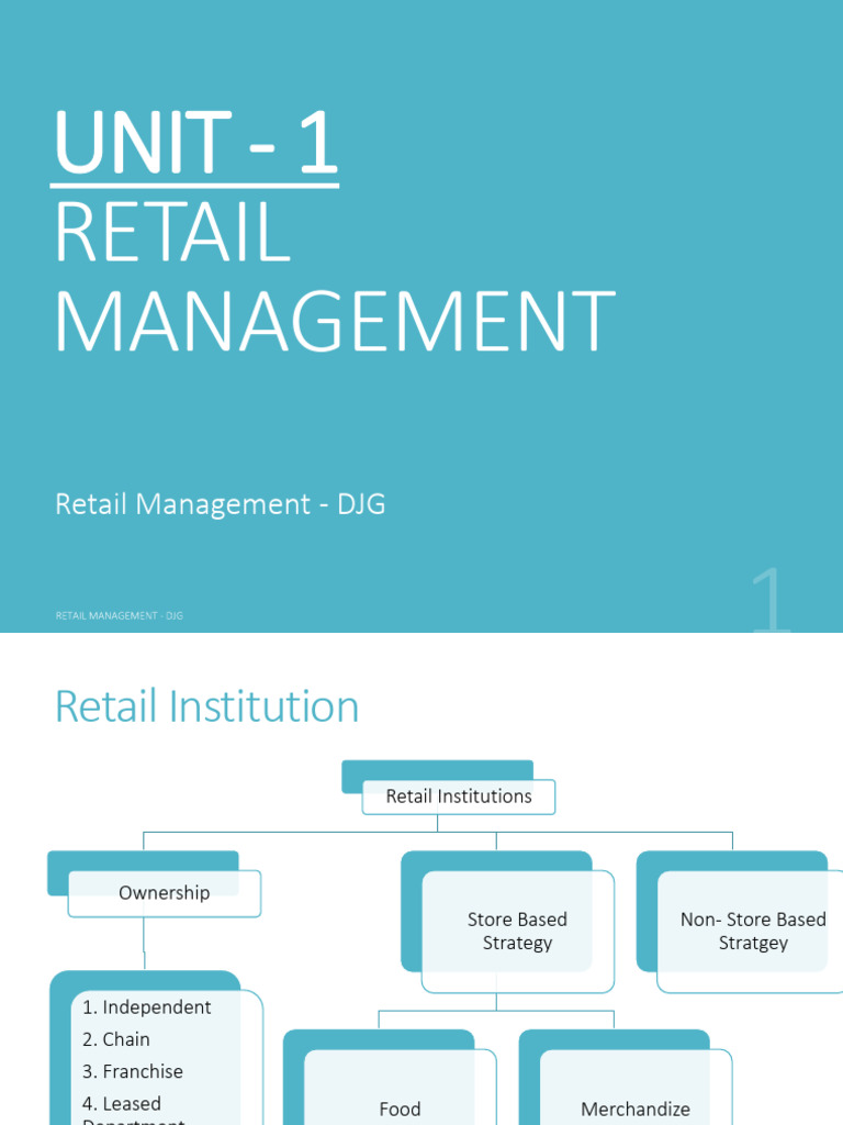 Retail Management Strategies Overview | PDF | Retail | Franchising