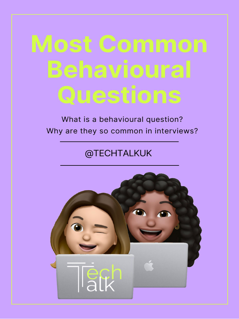 Most common behavioural questions pdf behavioural sciences cognition