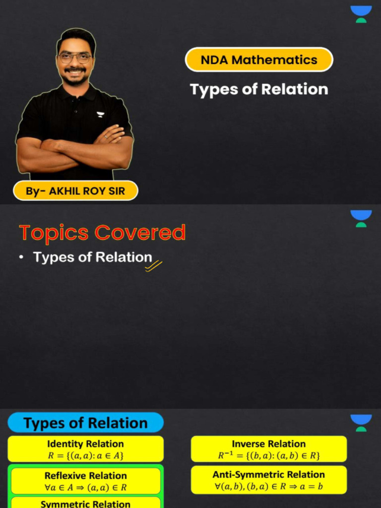 Types of Relation Notes - Compressed | PDF