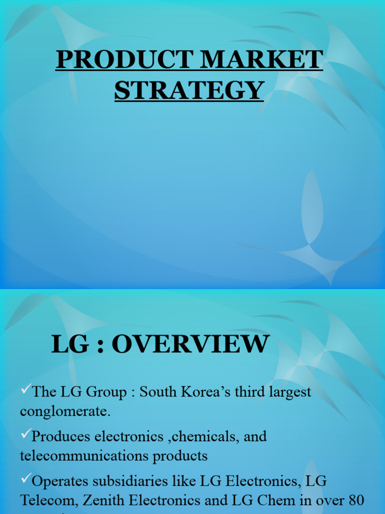 Product Market Strategy Pdf Marketing Brand