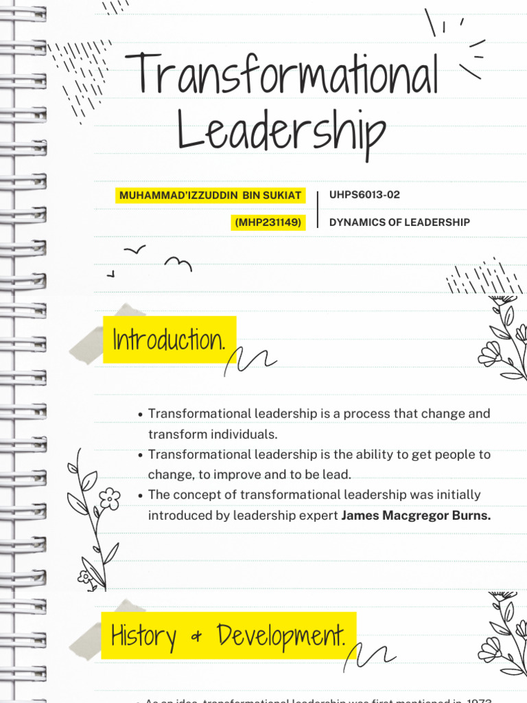 Transformational Leadership | PDF | Transformational Leadership ...