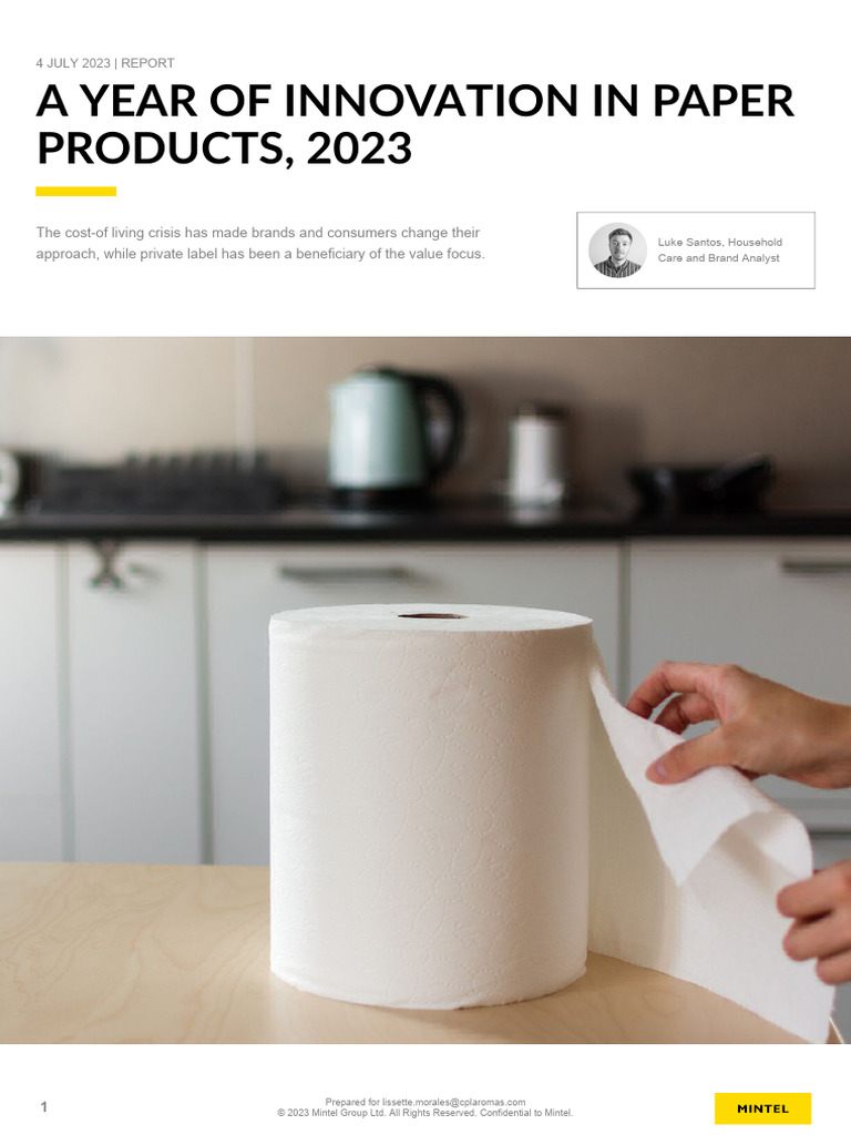 A Year of Innovation in Paper Products 2023 | PDF | Cost Of Living | Brand